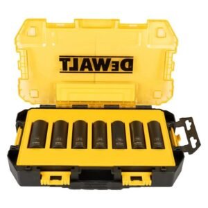 Set 7 tubulare lungi de impact Dewalt DWMT74737-0, 1/2", 17 - 24 mm