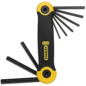 Set 9 chei hex pliabile Stanley 2-69-265, SAE 5/64" - 1/4"