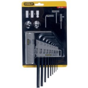 Set 9 chei imbus ''L'' cu maner Stanley 0-89-904, 1.5-10 mm