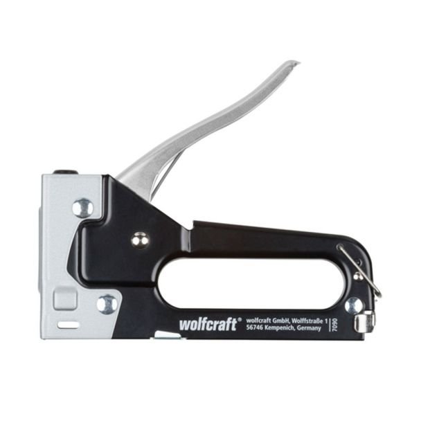 Set capsator manual tacocraft 6 + 1000 capse Wolfcraft 7090000, capse tip 053 de la 4 - 10 mm, carcasa metal