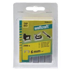 Set capse plate Wolfcraft 7026000, tip 053, 6 mm, 2000 buc