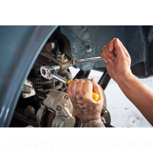 Set cheie cu clichet Stanley STMT82670-0, 3/8", 10 chei tubulare 8-17 mm