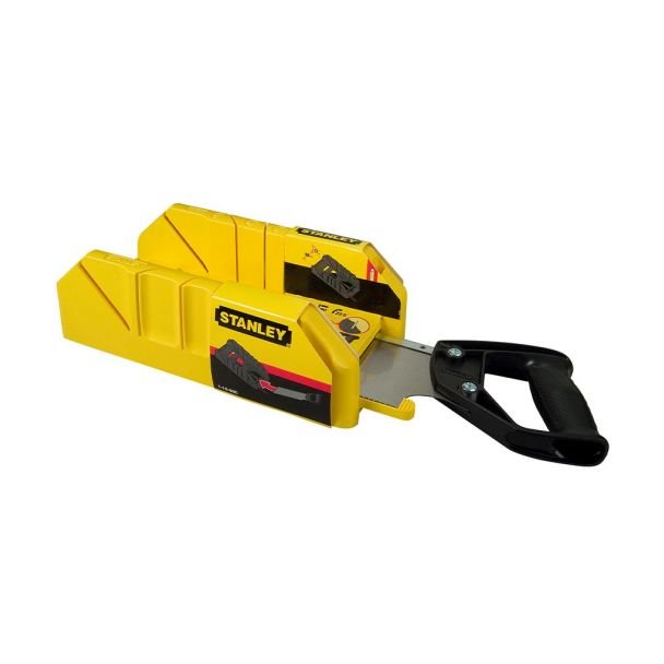 Set fierastrau de mana cu suport taiere in unghi Stanley 1-19-800, 350 x 95 x 143 mm