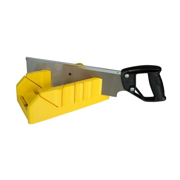 Set fierastrau de mana cu suport taiere in unghi Stanley 1-19-800, 350 x 95 x 143 mm