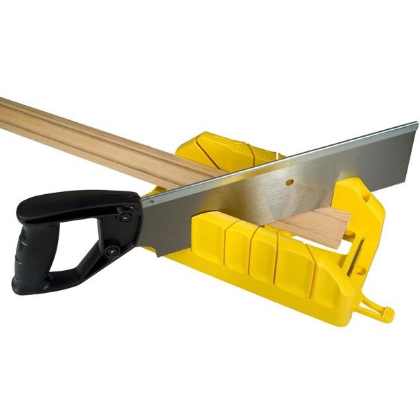 Set fierastrau de mana cu suport taiere in unghi Stanley 1-19-800, 350 x 95 x 143 mm