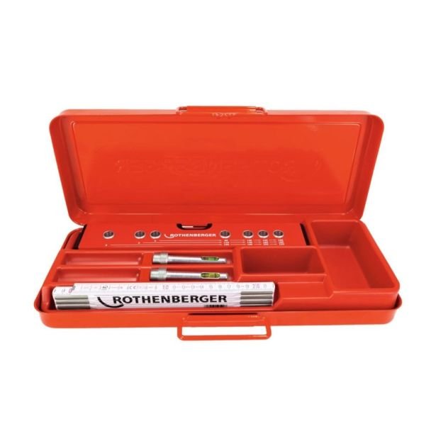 Set nivela montaj baterii Rothenberger ROCHECK 1000004797, 1/2'' - 3/8"