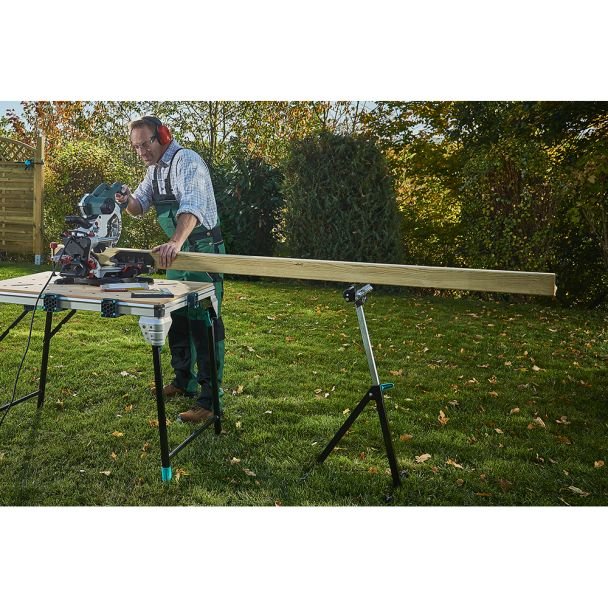 Suport cu rola multifunctional Wolfcraft 6102300, latime 300 mm, sarcina maxima 50 kg