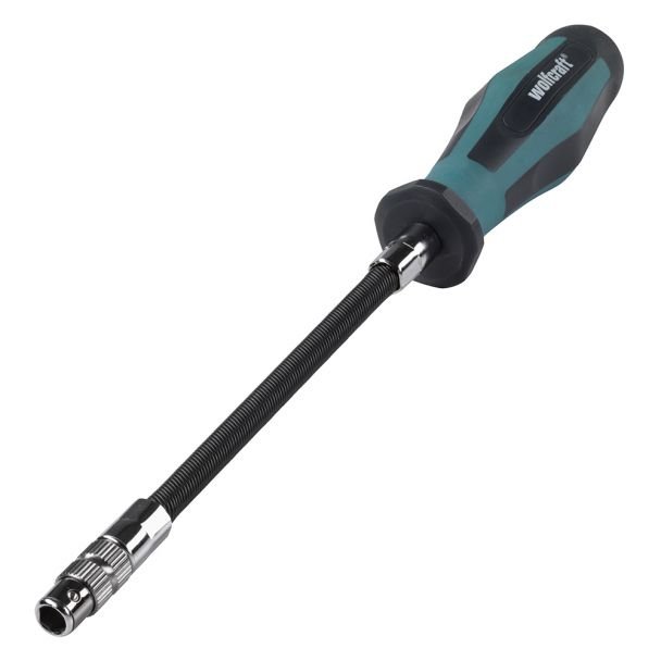 Surubelnita flexibila pentru biti (1/4") Wolfcraft 1236000, magnetic, lungime 298 mm