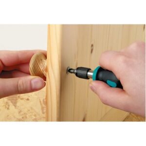 Surubelnita pentru biti Wolfcraft 1239000, magnetic, maner ergonomic, bicomponent, lungime 76 mm