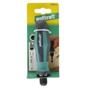 Surubelnita pentru biti Wolfcraft 1240000, magnetic, maner ergonomic, bicomponent, lungime 138 mm