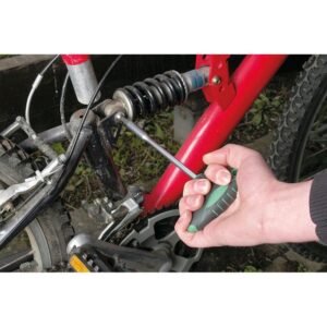 Surubelnita-T pentru biti (1/4"`) Wolfcraft 1235000, magnetic, maner ergonomic, lungime 152 mm