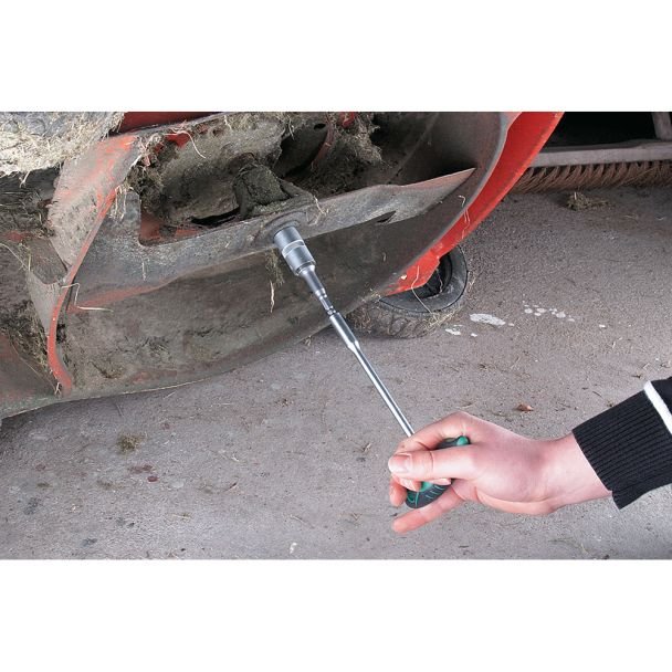 Surubelnita-T pentru biti (1/4"`) Wolfcraft 1235000, magnetic, maner ergonomic, lungime 152 mm