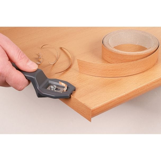 Taietor de canturi Wolfcraft 4300000, pentru taierea canturilor drepte si fasonate