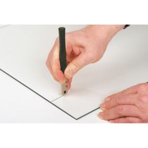 Taietor standard Wolfcraft 4108000 pentru sticla, lungime 135 mm, pentru grosimi ale sticlei de 3-5 mm