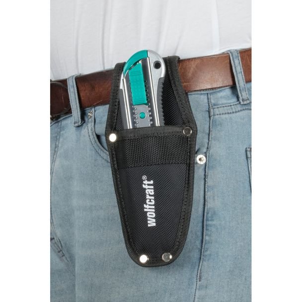 Teaca pentru cutit Wolfcraft 4281000, din nailon, cusut si nituit