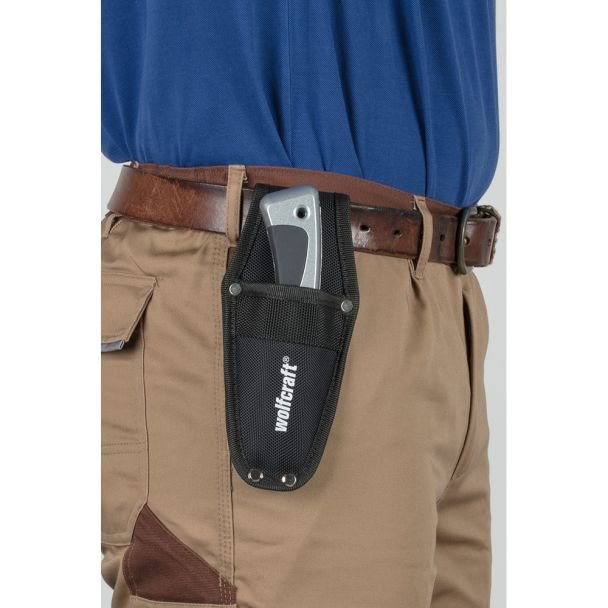 Teaca pentru cutit Wolfcraft 4281000, din nailon, cusut si nituit