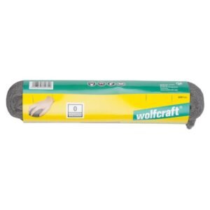 Tesatura abraziva din otel Wolfcraft 6097000, granulatie 0, 200 g