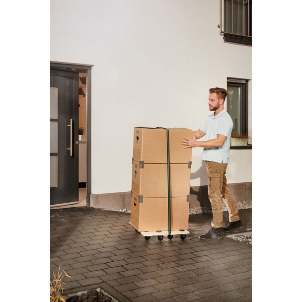Transportor pe role Wolfcraft FT 400, pentru mobila tip Puzzle Boards, sarcina maxima 400 kg