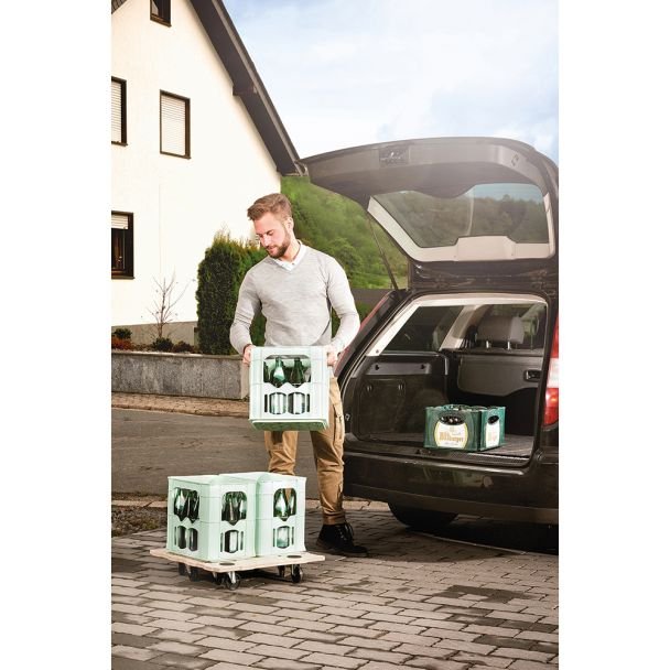 Transportor pe role Wolfcraft FT 400, pentru mobila tip Puzzle Boards, sarcina maxima 400 kg