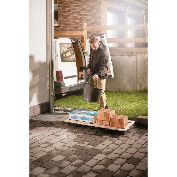 Transportor pe role Wolfcraft FT 400, pentru mobila tip Puzzle Boards, sarcina maxima 400 kg