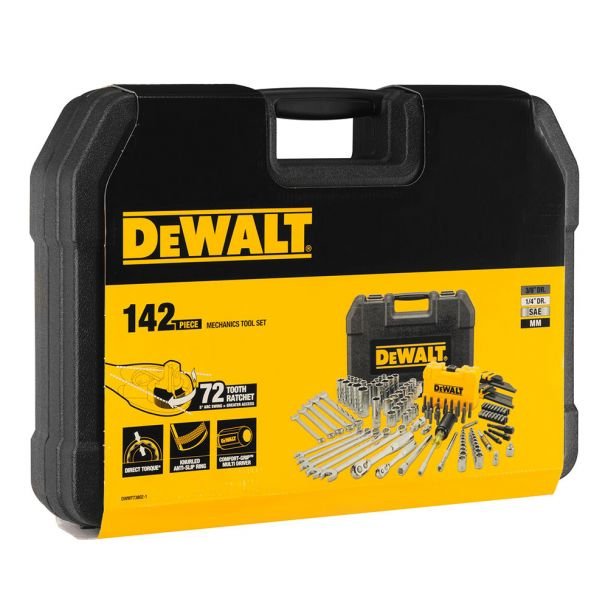 Trusa 142 piese Dewalt DWMT73802-1, 1/4" - 3/8"