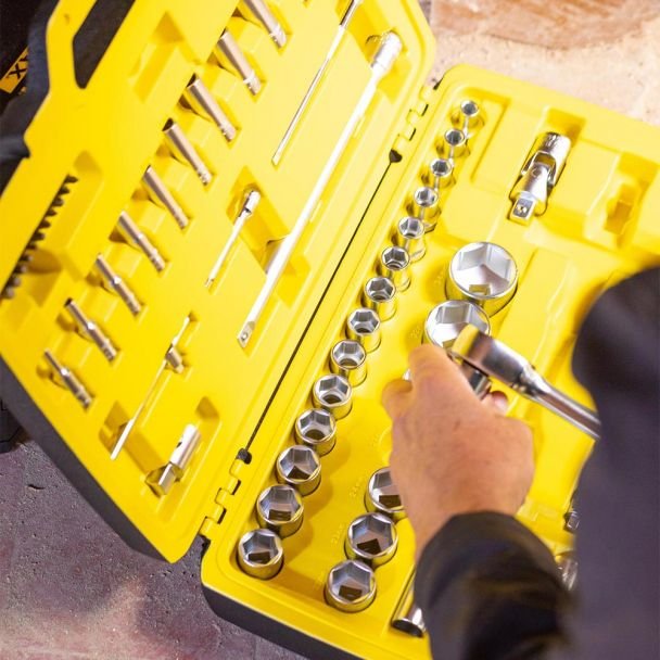 Trusa 49 piese Stanley FATMAX FMMT82684-1, 3/8"