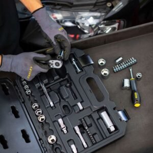 Trusa chei tubulare 45 piese Stanley STMT82829-1, 3/8"