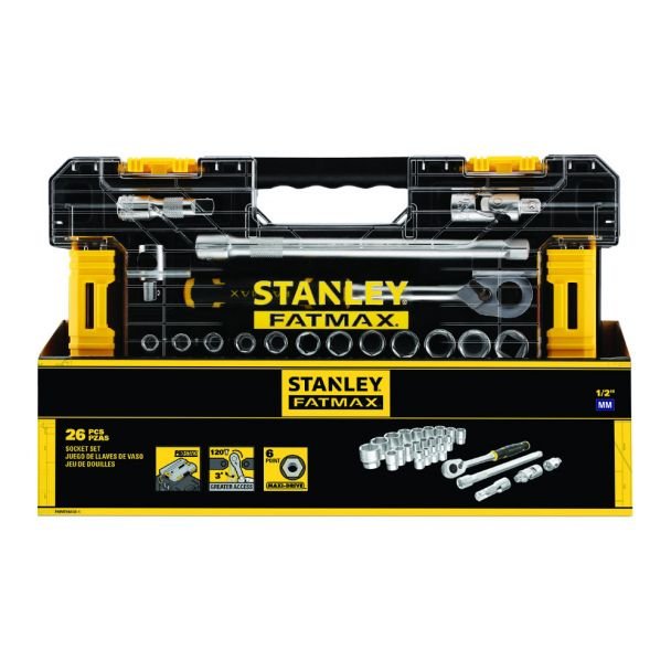 Trusa chei tubulare Stanley FATMAX FMMT98103-1, 26 piese, 1/2"