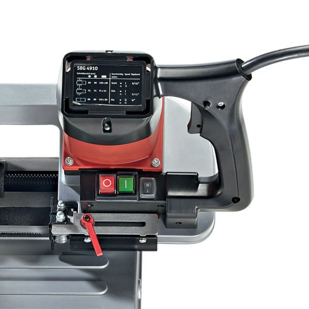 Fierastrau cu banda Flex SBG 4910, 850W, doua viteze, capacitate de taiere piese rotunde 80 mm - imagine 6