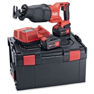 Fraze-cheie Bricolandofierastrau alternativ cu acumulator Flex; fierastrau profesional 18 V Li-Ion; fierastrau cu turație variabilă și motor brushless; fierastrau pentru tăiere lemn și metal; accesorii pentru fierăstraie alternative; lame fierăstrău Flex 300 mm; set acumulatori și încărcător Flex