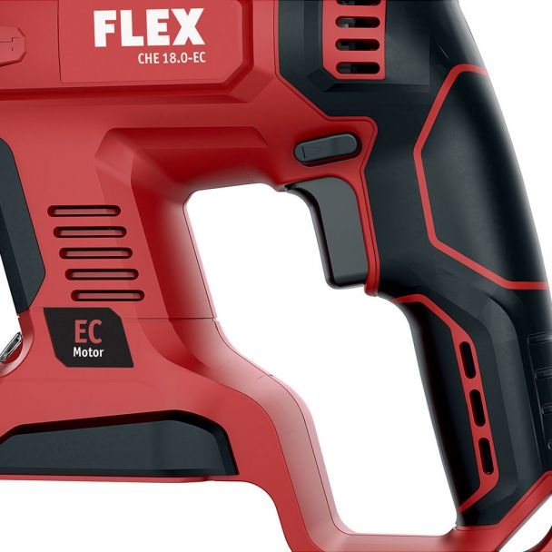 Ciocan rotopercutor compatibil cu acumulatori 18 V Li-Ion Flex CHE 18.0-EC C, 1.7 J, gaurire maxima in beton 18 mm - imagine 5