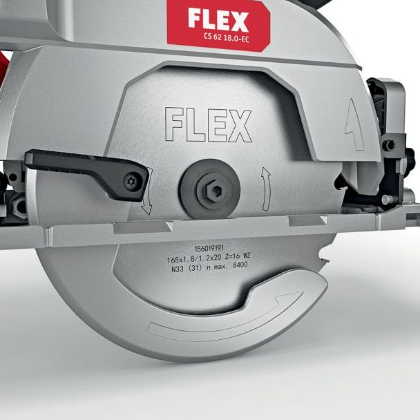 Fierastrau circular Flex CS 62 18.0-EC C compatibil cu acumulatori 18 V Li-Ion, diametru panza 165 mm - imagine 8