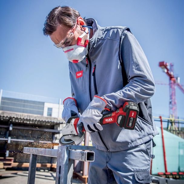 Polizor unghiular Flex LBE 125 18.0-EC, compatibil cu acumulatori Li-Ion 18 V, 125 mm, 3500 - 9000 rpm, cutie L-Boxx 136 - imagine 8