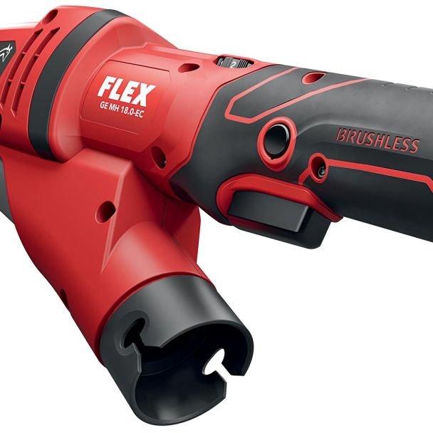 Masina de slefuit pereti Flex Giraffe GE MH 18.0-EC/5.0 Set+MH-X, 504068, 2 acumulatori Li-Ion 18 V/5.0 Ah, cap excentric 225 mm, velcro, incarcator - imagine 7