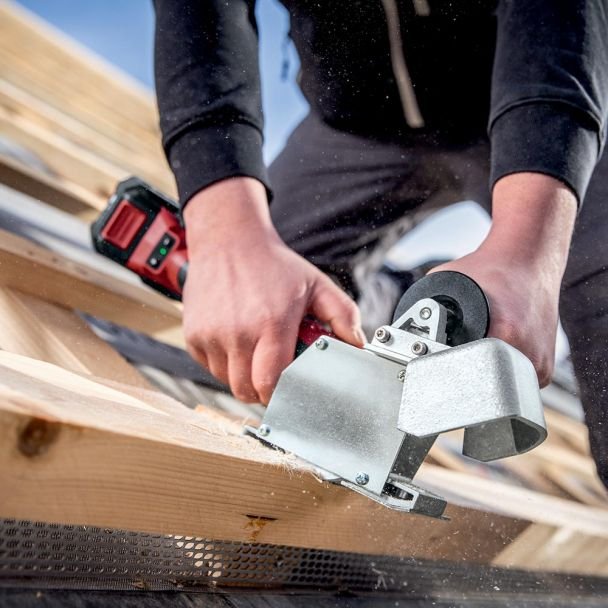 Taietor pentru sloturi de jgheaburi Flex RFE 40 18.0-EC/5.0 Set, 504165, 2 acumulatori 18 V 5 Ah, incarcator - imagine 5