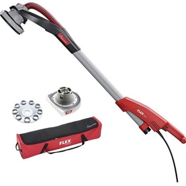 Fraze-cheie Bricolandomasina de slefuit pereti beton; masina slefuit girafa Flex; slefuitor beton profesional 1010 W; disc diamantat 150 mm slefuit; Flex GDE 10 Set Thermo-Jet accesorii; masina slefuit cu protectii electronice; slefuitor pereti cu turatie variabila