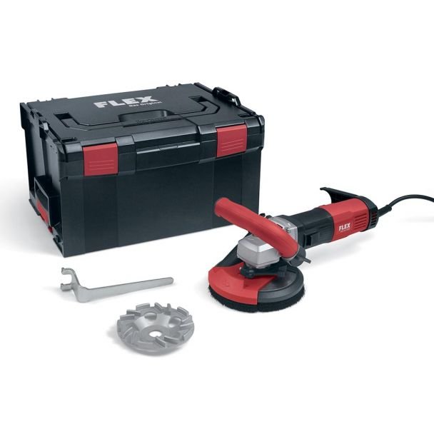 Fraze-cheie Bricolandomasina de slefuit cu disc diamantat Flex; masina slefuit profesionala 1600 W; polizor cu turatie variabila 4500-7800 rpm; disc diamantat 125 mm pentru beton; masina slefuit pereti si podele; accesorii masina slefuit Flex; protectie suprasarcina masina slefuit