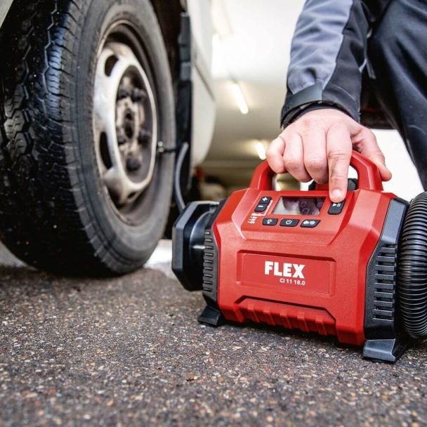 Compresor de aer Flex CI 11 18.0, 506648, compatibil cu acumulatori Li-Ion 18 V, 408 l/min, 11 bar - imagine 6