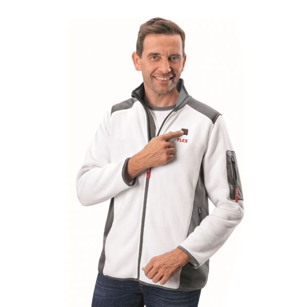 Fleece încălzit electric Flex 512109, TF White 10.8/18.0 XXL Lady, compatibil cu acumulatori Li-Ion 10.8 și 18 V, pentru femei, mărime XXL - imagine 4
