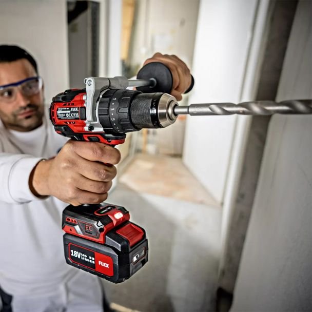 Masina de gaurit si insurubat cu percutie Flex PD 2G 18.0-EC-HD/5.0 Set, cuplu maxim 158 Nm, cu 2 acumulatori 18V/5.0Ah si incarcator in valiza L-BOXX® - imagine 6