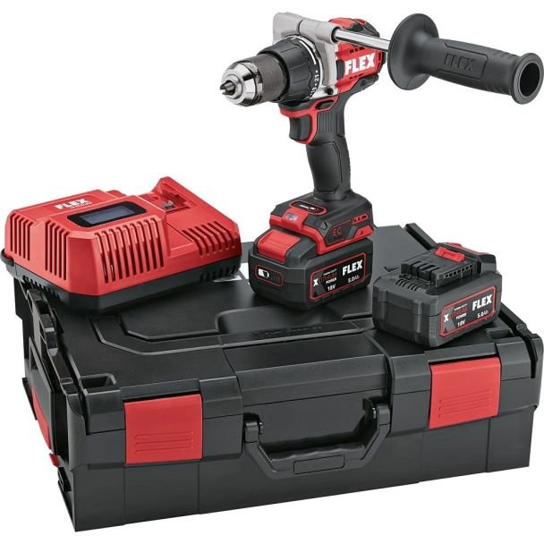 Fraze-cheie Bricolandomasina de gaurit si insurubat cu acumulator 18V; masina de gaurit profesionala Flex; cuplu maxim 158 Nm masina de insurubat; mandrina rapida 1.5-13 mm; scule electrice cu motor brushless; accesorii pentru masini de gaurit Flex; set masina de gaurit cu acumulatori Li-Ion