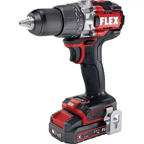 Masina de gaurit si insurubat Flex DD 2G 18.0-EC HD/5.0 Set, compatibila cu acumulatori 18V, cuplu maxim 158 Nm - imagine 2