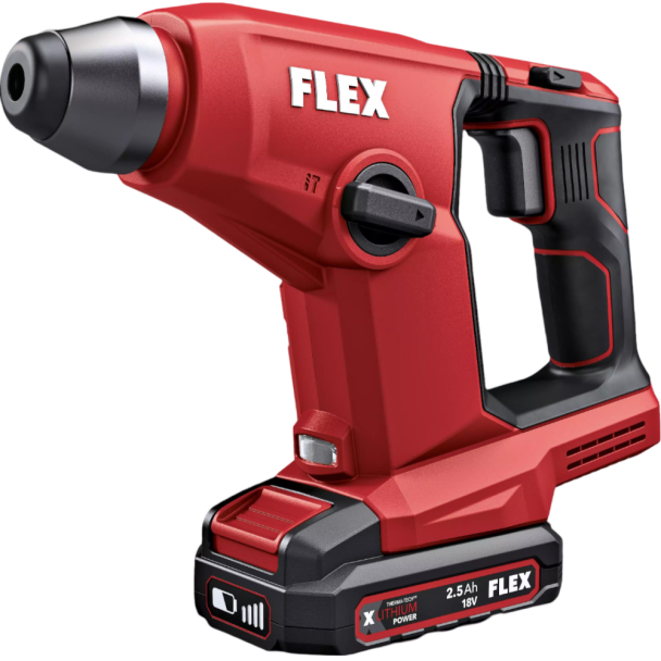 Ciocan rotopercutor Flex FHE 1-16 18.0-EC TC 2.5/Set, SDS Plus, 18 V, 2.5 Ah, Li-Ion, 1.5 J, 0-1400 rpm - imagine 2