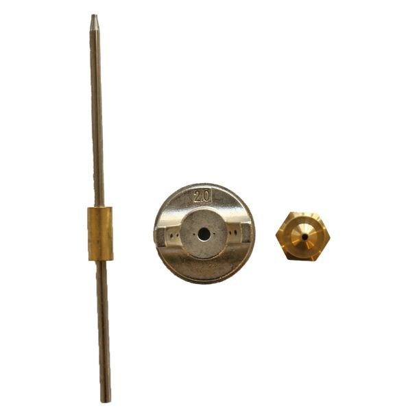 Airmaster, Set reparație pistol de vopsit Airmaster AIR-6162_2, duză 2 mm — kit piese de schimb