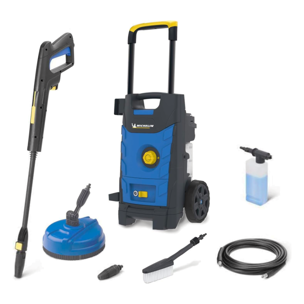 Aparat de spălat cu apă rece sub presiune Michelin MPX19ELP, 1900 W, 140 bar, 460 l/h, perie terasă