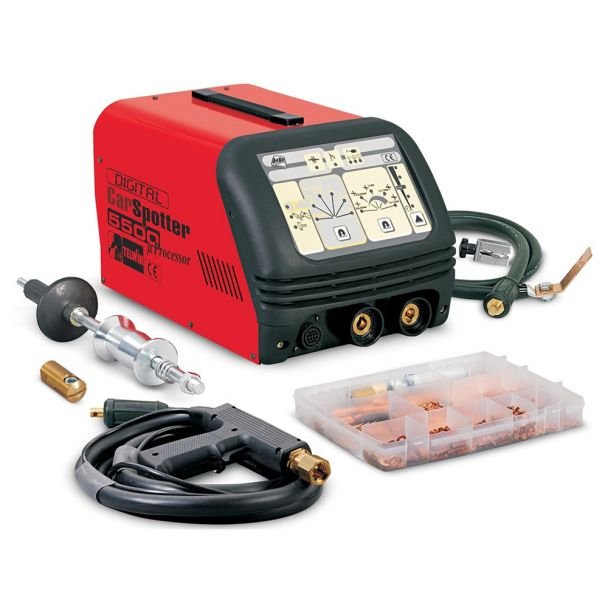 Aparat sudură în puncte | Telwin DIGITALCARSPOTTER5500 | 230 V | 3000 A · 1.5+1.5 mm | cu accesorii incluse