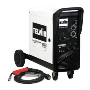 Aparat sudură MIG-MAG Telwin MAXIMA230SYNERGIC 220 A, sârmă oțel 0.6–1 mm, accesorii incluse