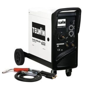 Aparat sudură MIG-MAG Telwin MAXIMA270 250 A | Sârmă oțel 0,6–1,2 mm, MIG/MAG | Curent reglabil pentru lucrări precise | Accesorii incluse | Ideal pentru ateliere, reparații...
