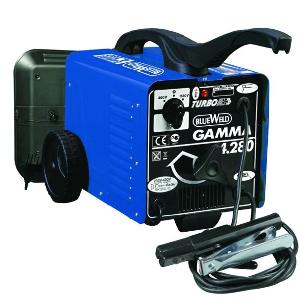 Aparat sudură MMA Telwin GAMMA4.280 | 220 A | Electrozi 2-5 mm | Cu accesorii incluse | Ideal pentru lucrări profesionale și hobby