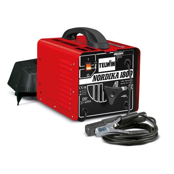 Aparat sudură MMA Telwin NORDIKA1800 140A, electrozi 1.6–3.2 mm, accesorii incluse